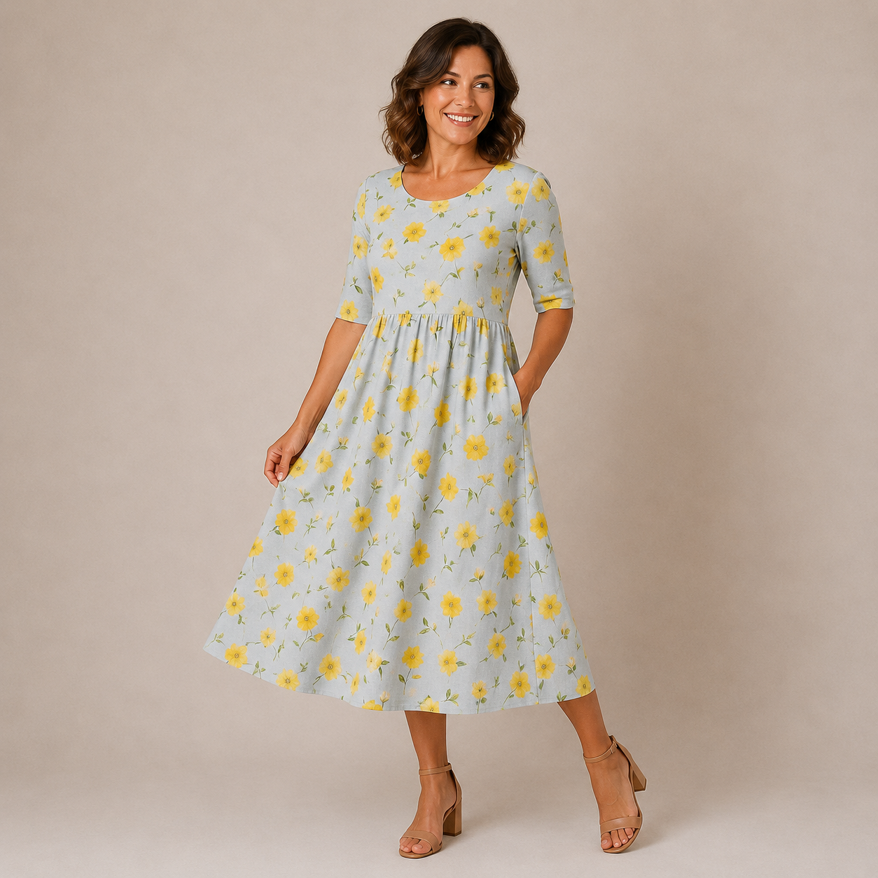 LILY | Vestido midi - comodidad sin esfuerzo