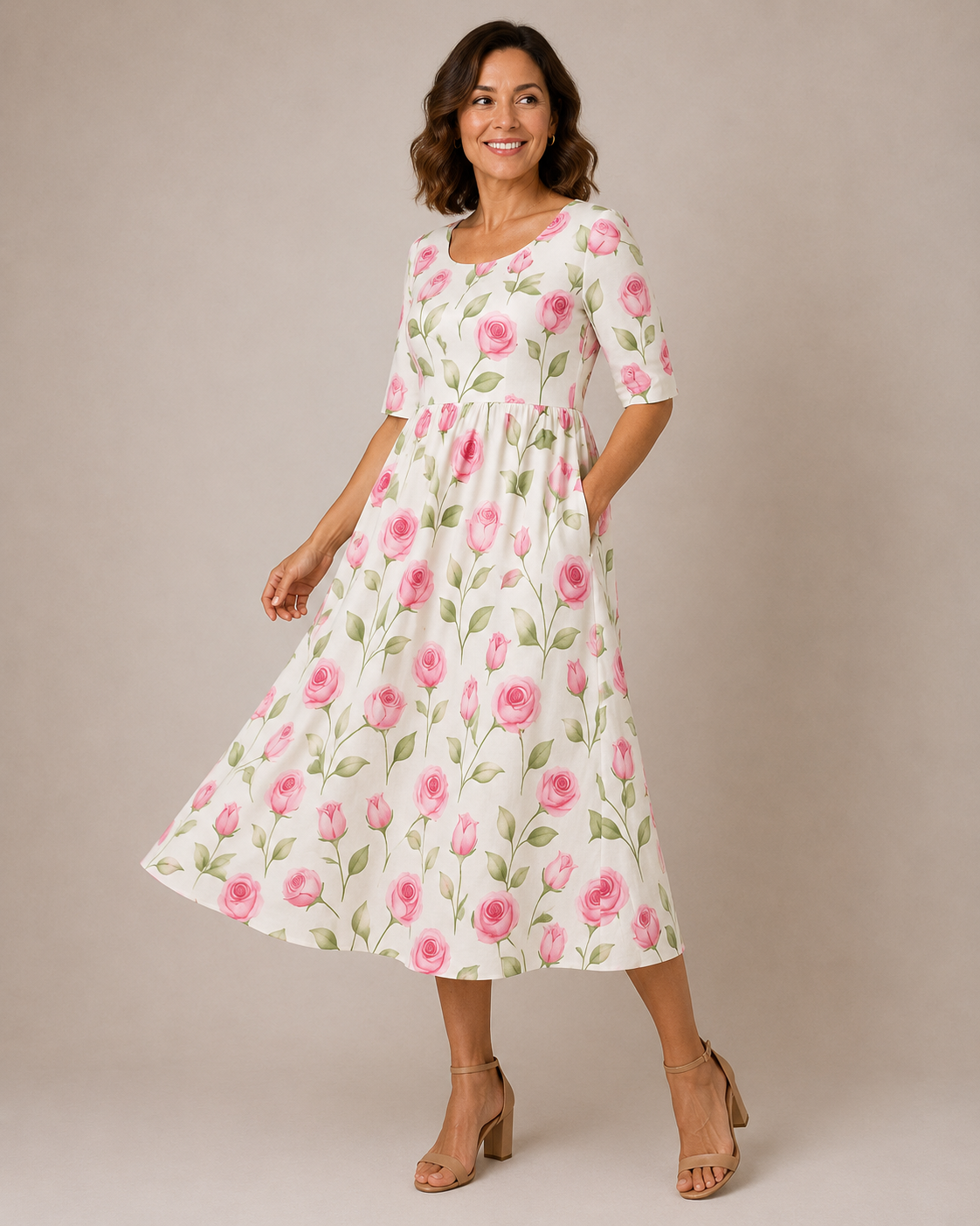 LILY | Vestido midi - comodidad sin esfuerzo