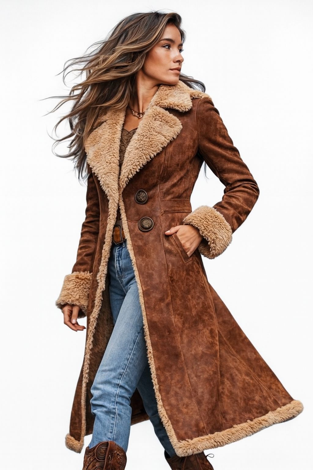 Sophie™ | Abrigo largo vintage
