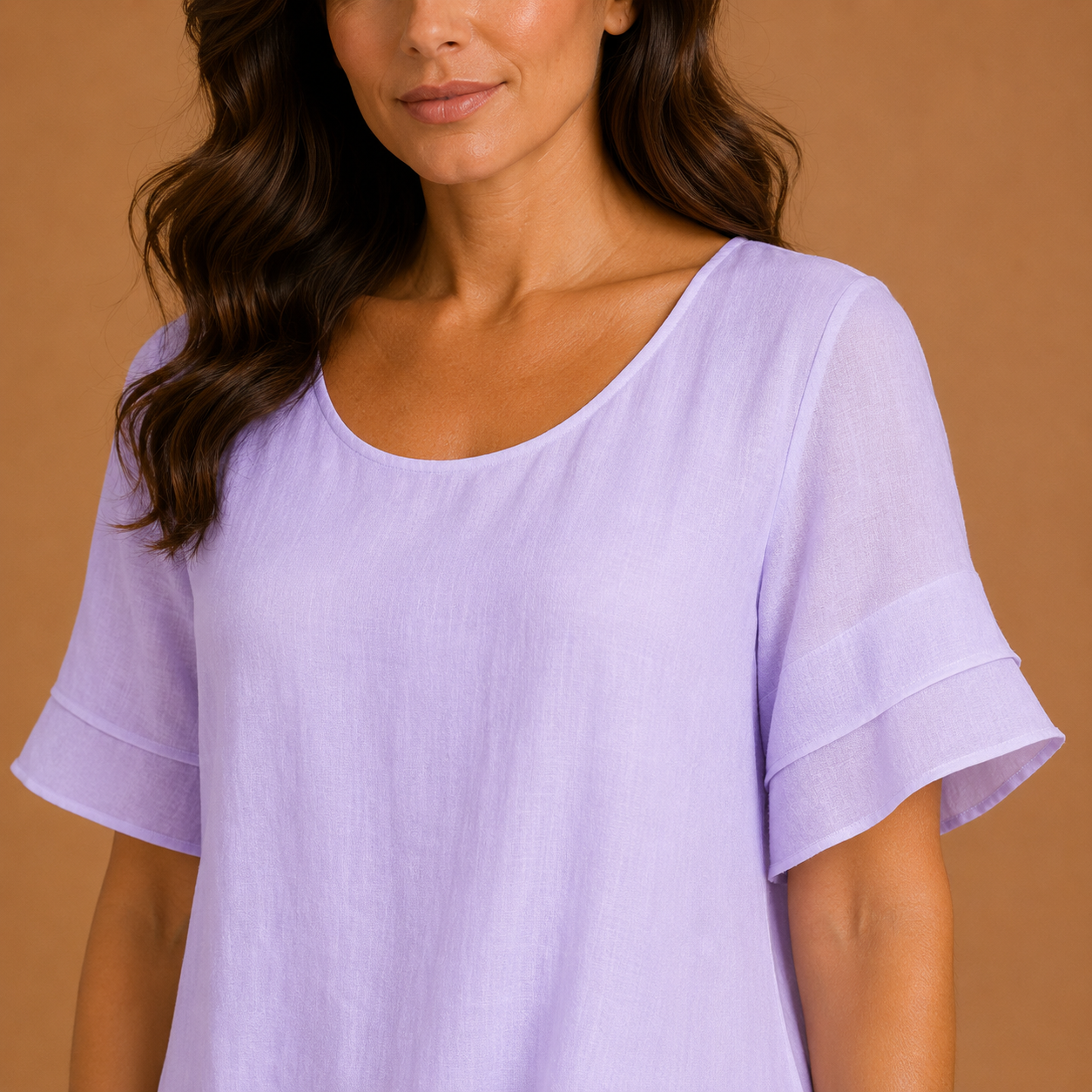 ARIA | Vestido maxi fluido con volantes en capas