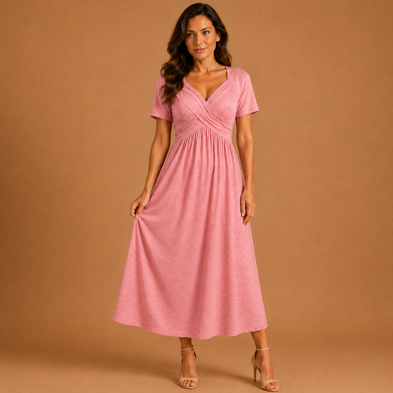 ALICE | Vestido midi de corte evasé, elegante
