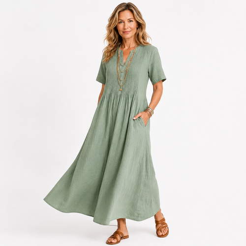 BETSAIDA | Vestido largo con escote en V