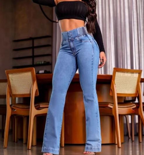 💕Novedad de primavera👖Vaqueros elásticos con cintura alta
