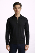 JERSEY NEGRO DE PUNTO ELEGANTE