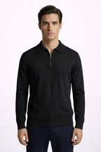 JERSEY NEGRO DE PUNTO ELEGANTE