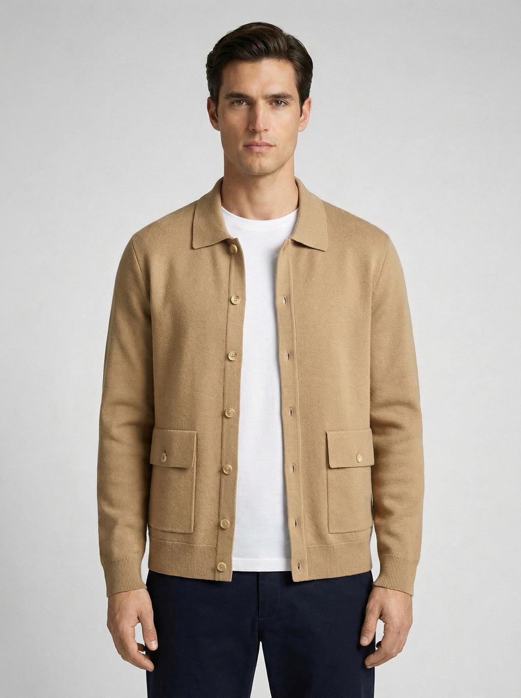 CHAQUETA 100 % CACHEMIRA