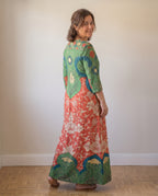 Carmen | Vestido largo con estampado floral vintage