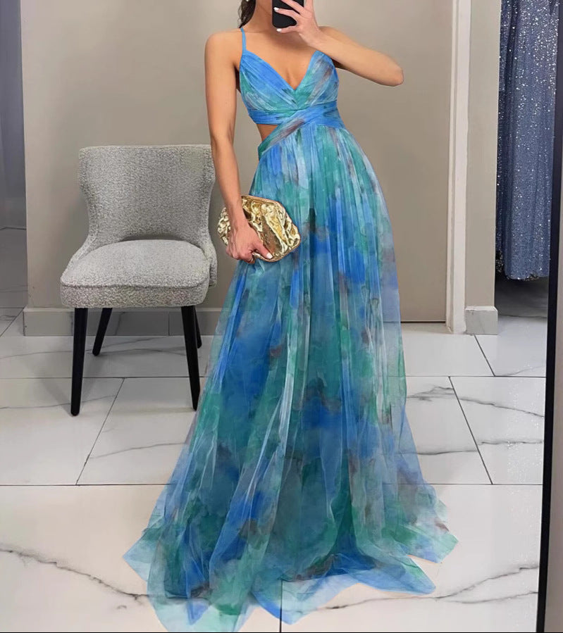 Gabriel Moreno| Vestido Maxi Elegancia Floral