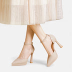 Evette™ | Zapatos de tacón de piel