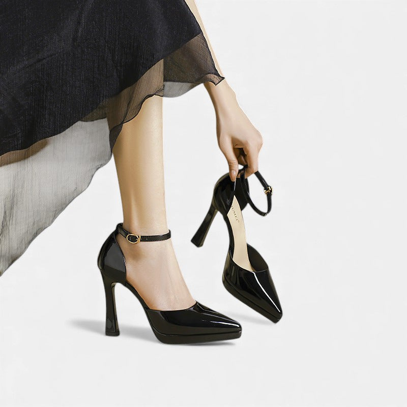 Evette™ | Zapatos de tacón de piel