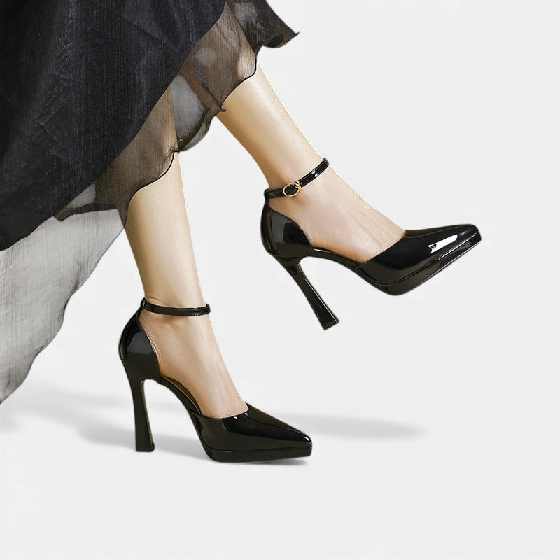 Evette™ | Zapatos de tacón de piel