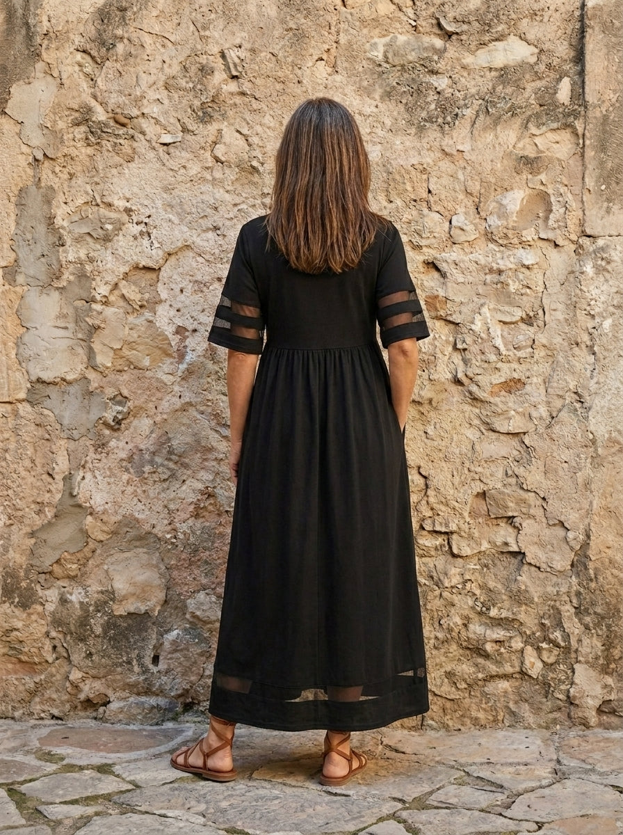 Cerelia | Vestido midi que realza la figura y alisa el vientre