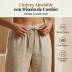 Gabriel Moreno® | Pantalones cortos de algodón y lino para mujer: 1+1 gratis
