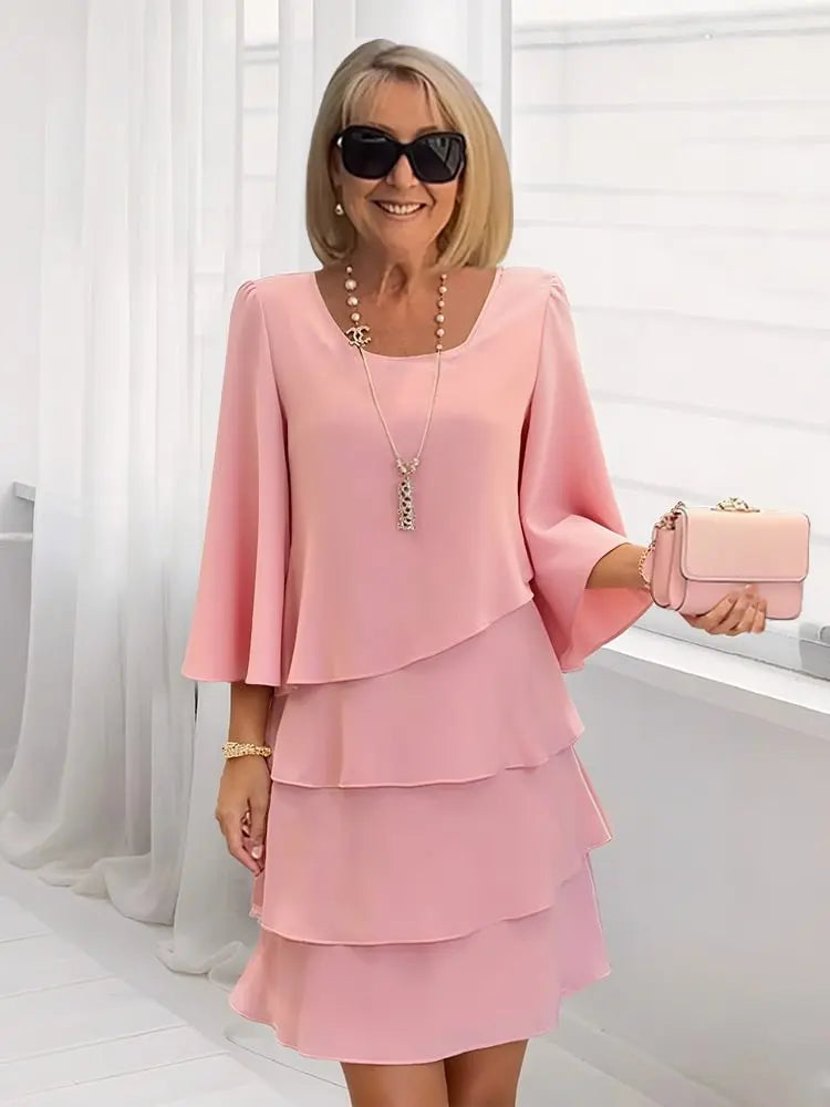 Catherine | Vestido Elegante y Cómodo con Volantes