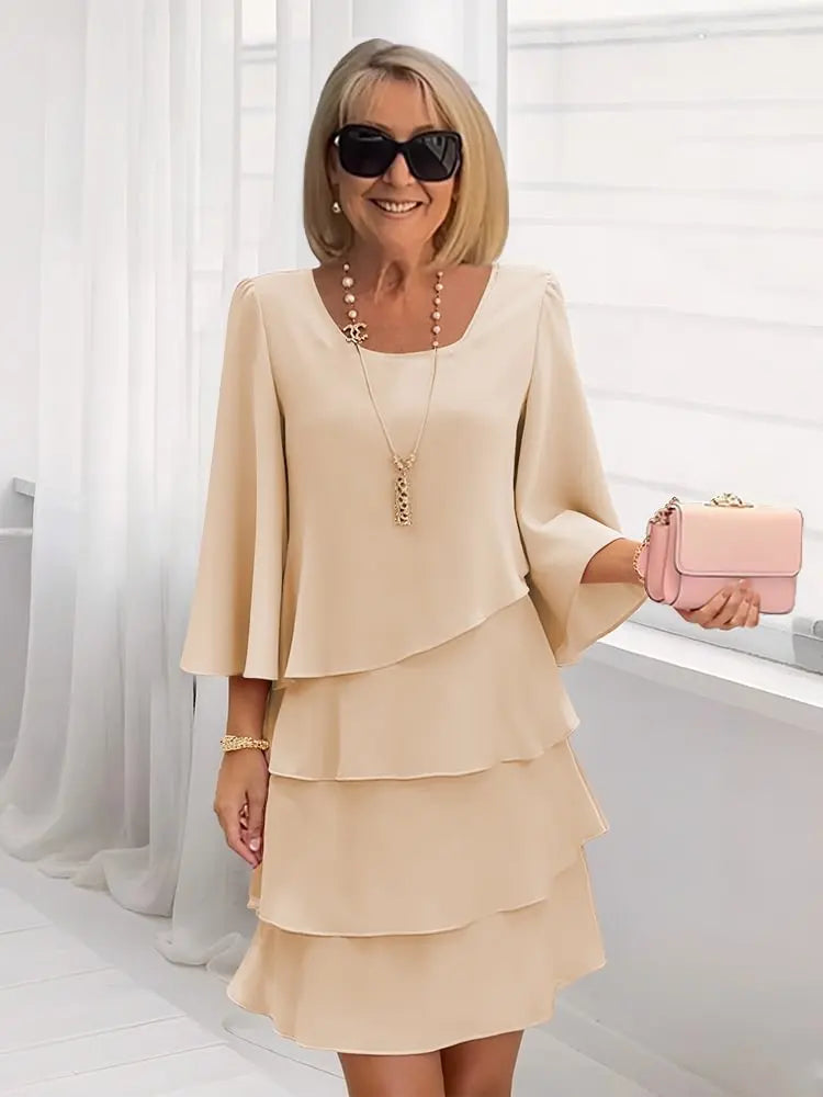 Catherine | Vestido Elegante y Cómodo con Volantes