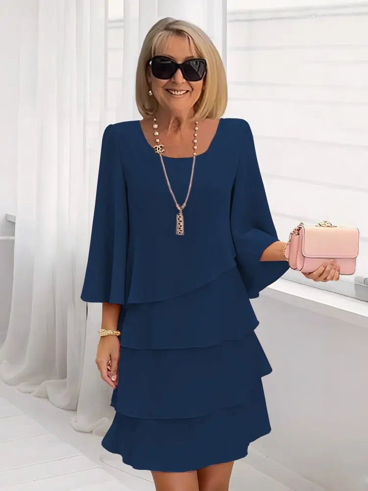 Catherine | Vestido Elegante y Cómodo con Volantes