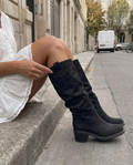 Botas altas negras Saar