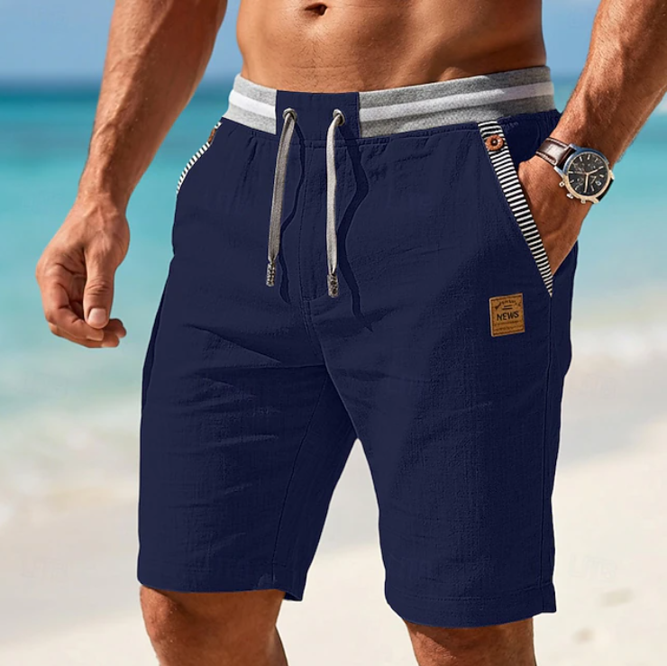 Gabriel Moreno | Pantalones Cortos de Lino Ligero para Hombre