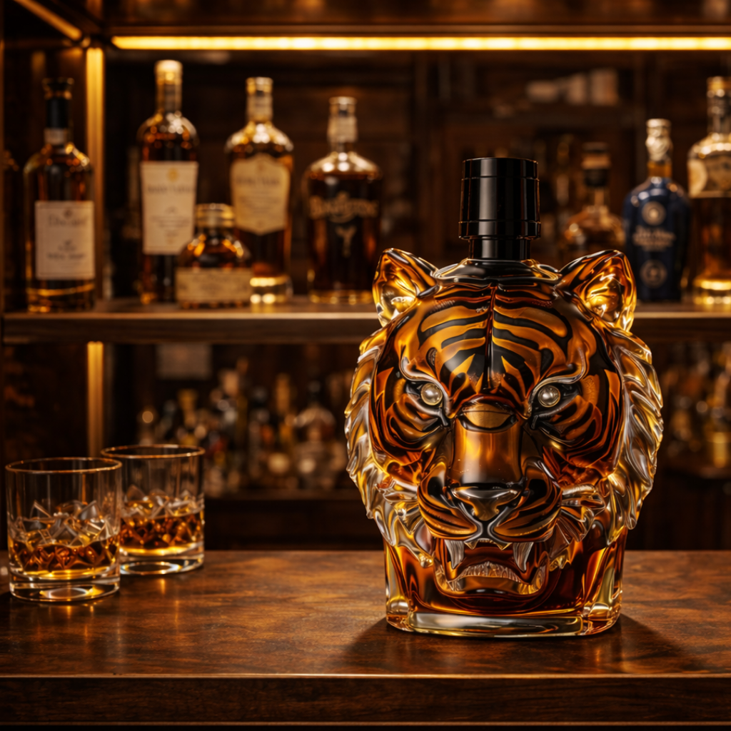 Whiskey Bottle - Tiger Edition