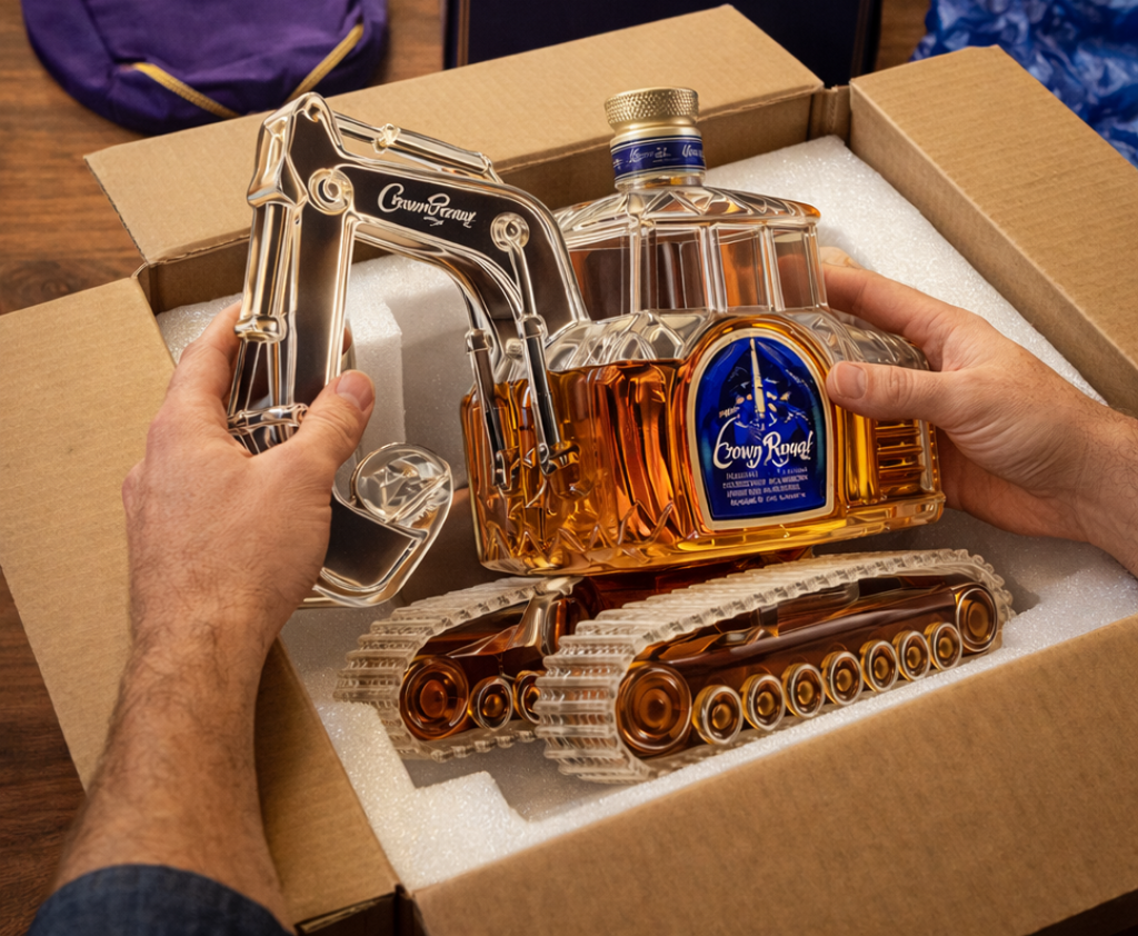Botella de Whisky - Edición Excavadora
