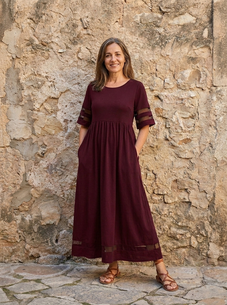 Cerelia | Vestido midi que realza la figura y alisa el vientre