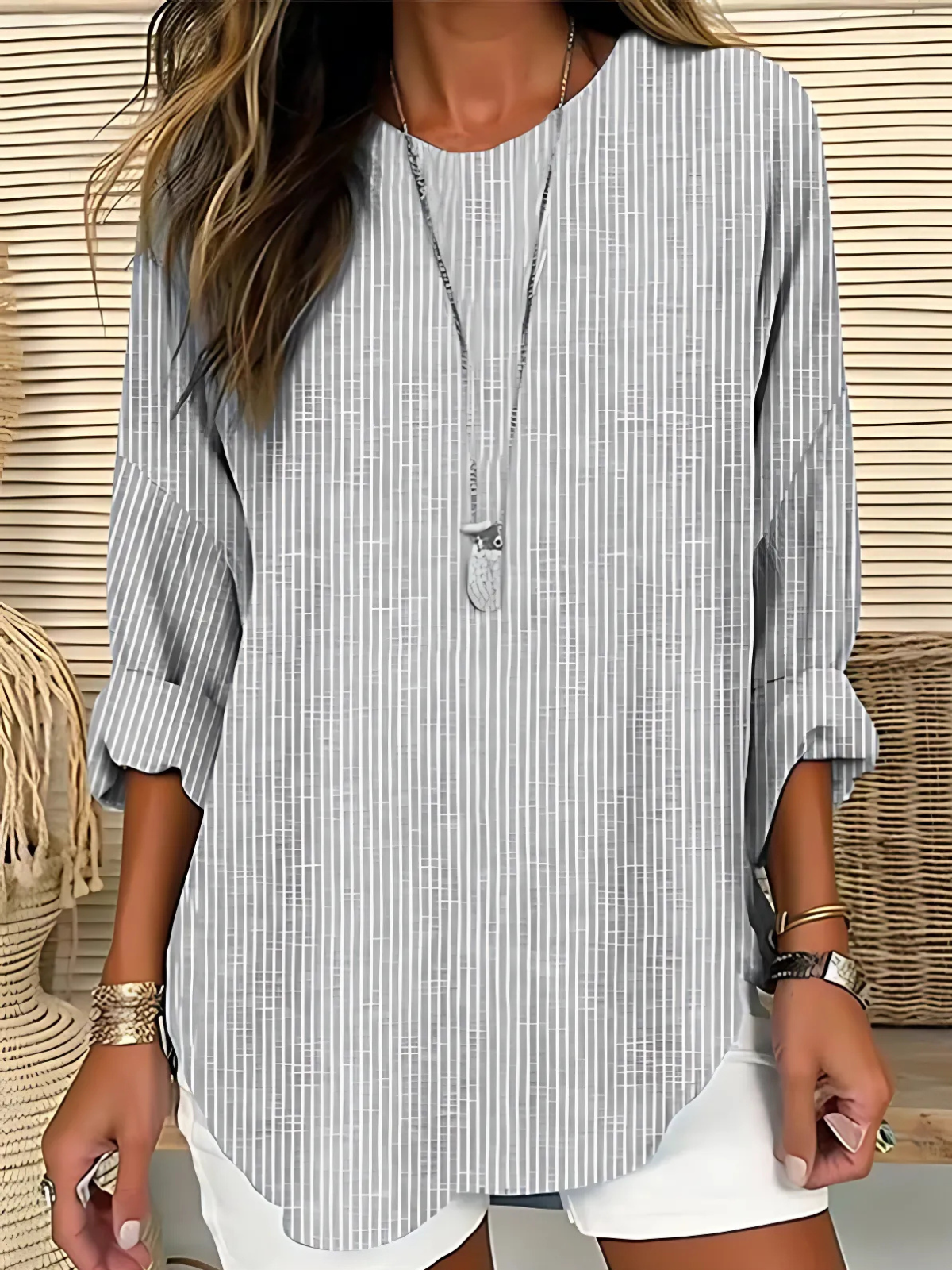 Rhea | Blusa a rayas de última moda