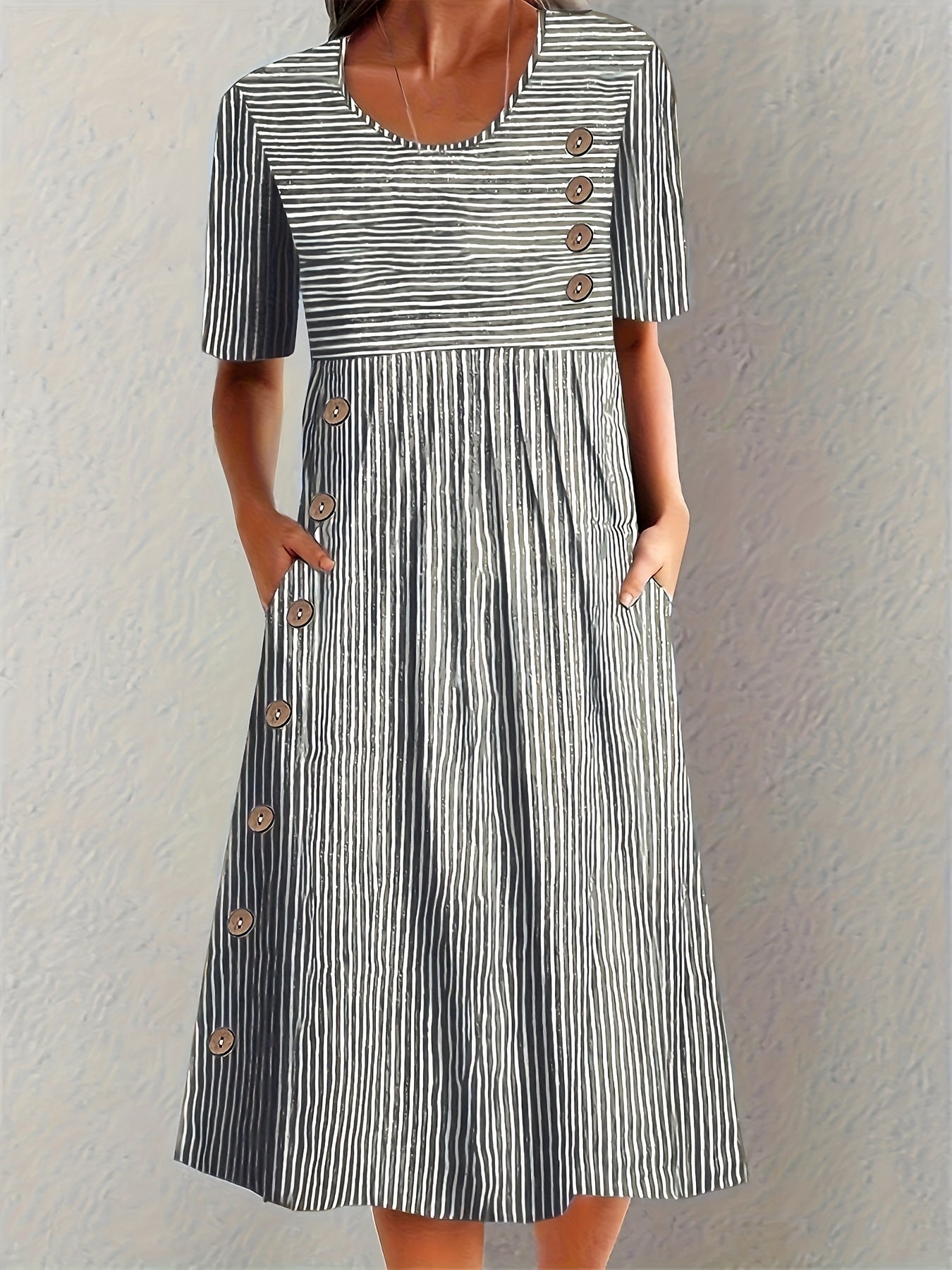 Sofia™ | Vestido de Verano a Rayas