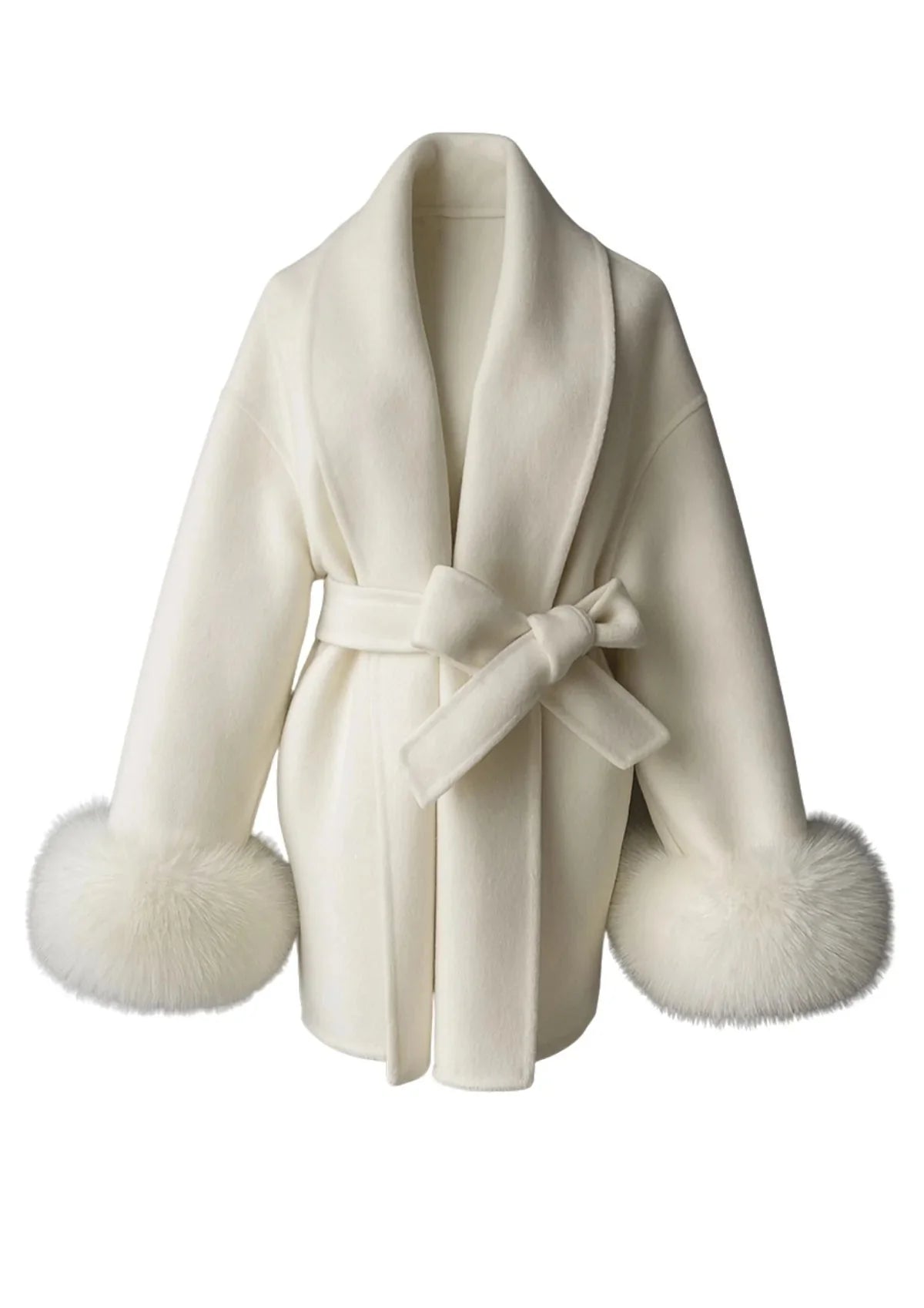 ARCTIC GRACE: elegante abrigo de lana para mujer