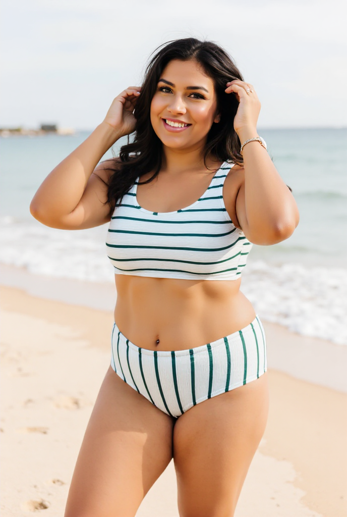 Emoswims - High Waist Horizon Game Changer Swim Bikini Set