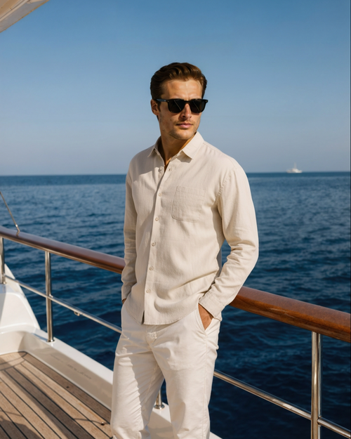 Ciudad del Cabo - Camisa 100 % lino