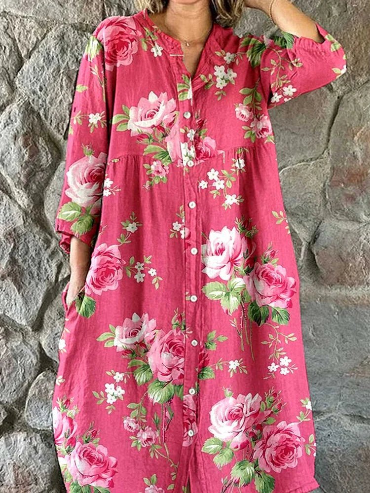 Maddie | Vestido Floral Art