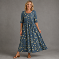 ELIZA | Vestido midi de corte relajado