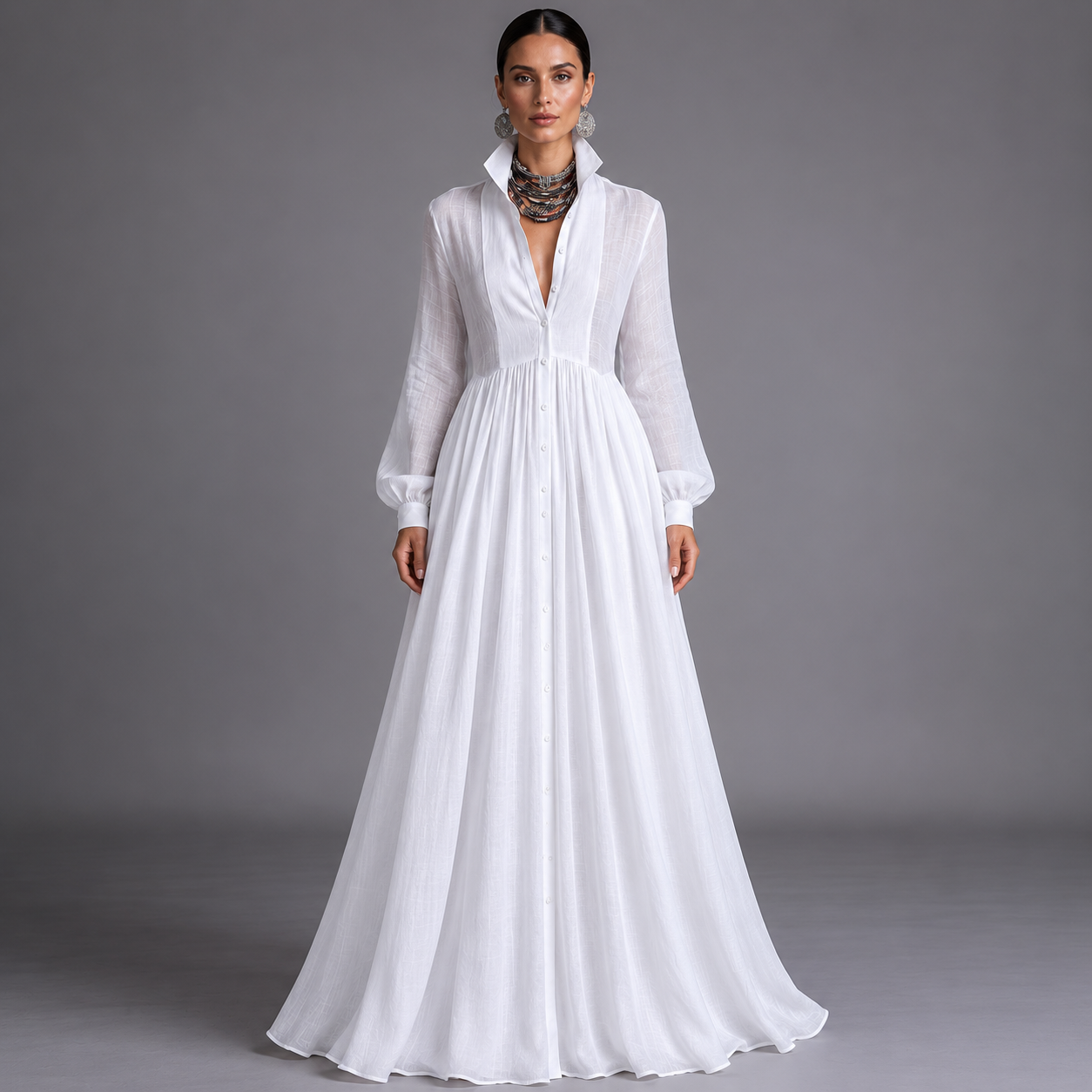 ELOISA | Vestido maxi elegante y fluido