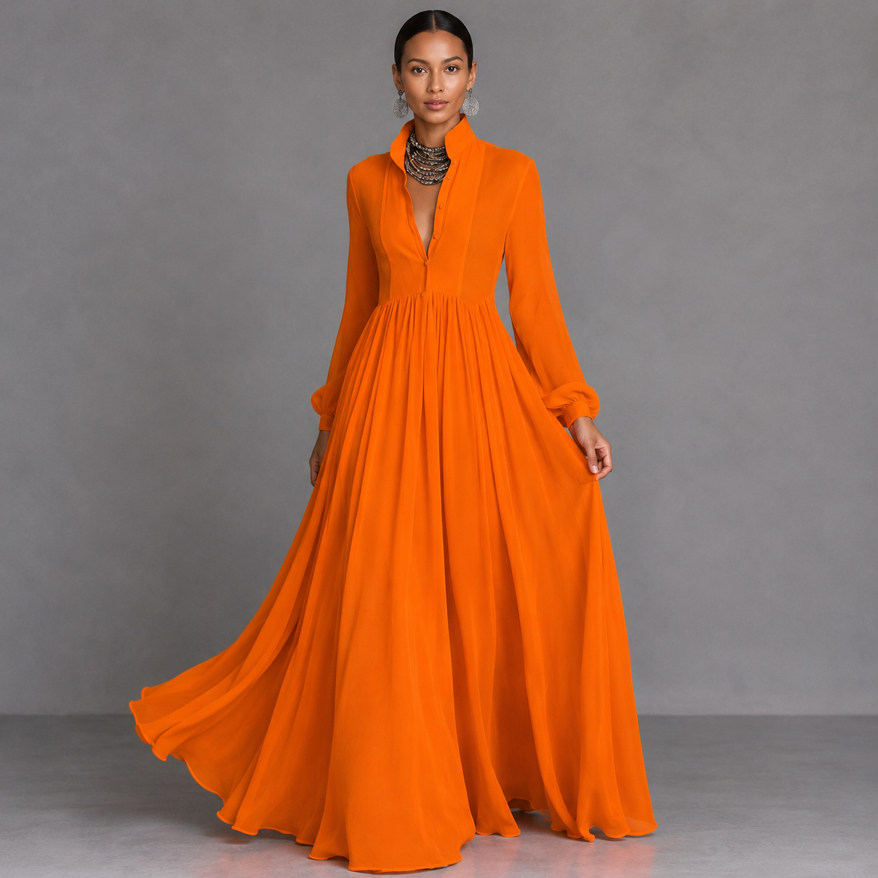 ELOISA | Vestido maxi elegante y fluido