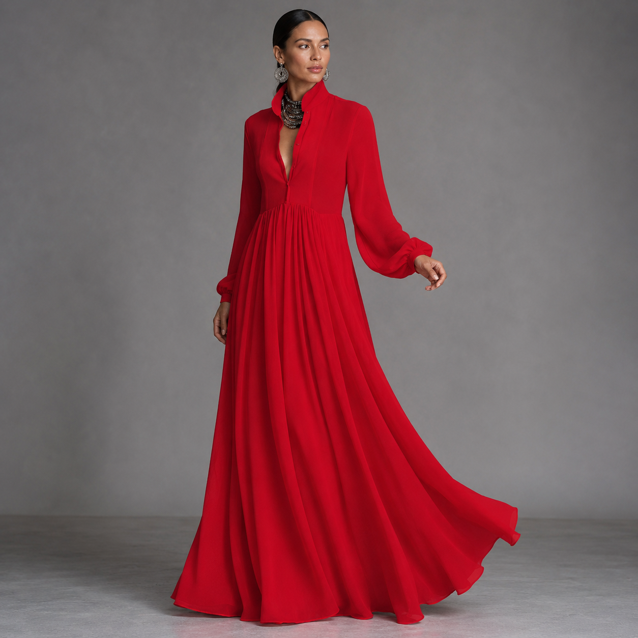 ELOISA | Vestido maxi elegante y fluido