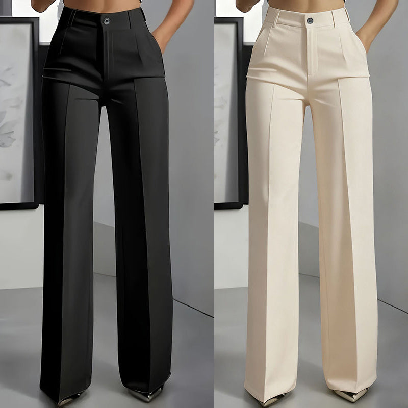 ⌛ Solo quedan 3 días: ¡50 % de descuento en todo! ⏰Pantalones de traje de mujer con cintura alta