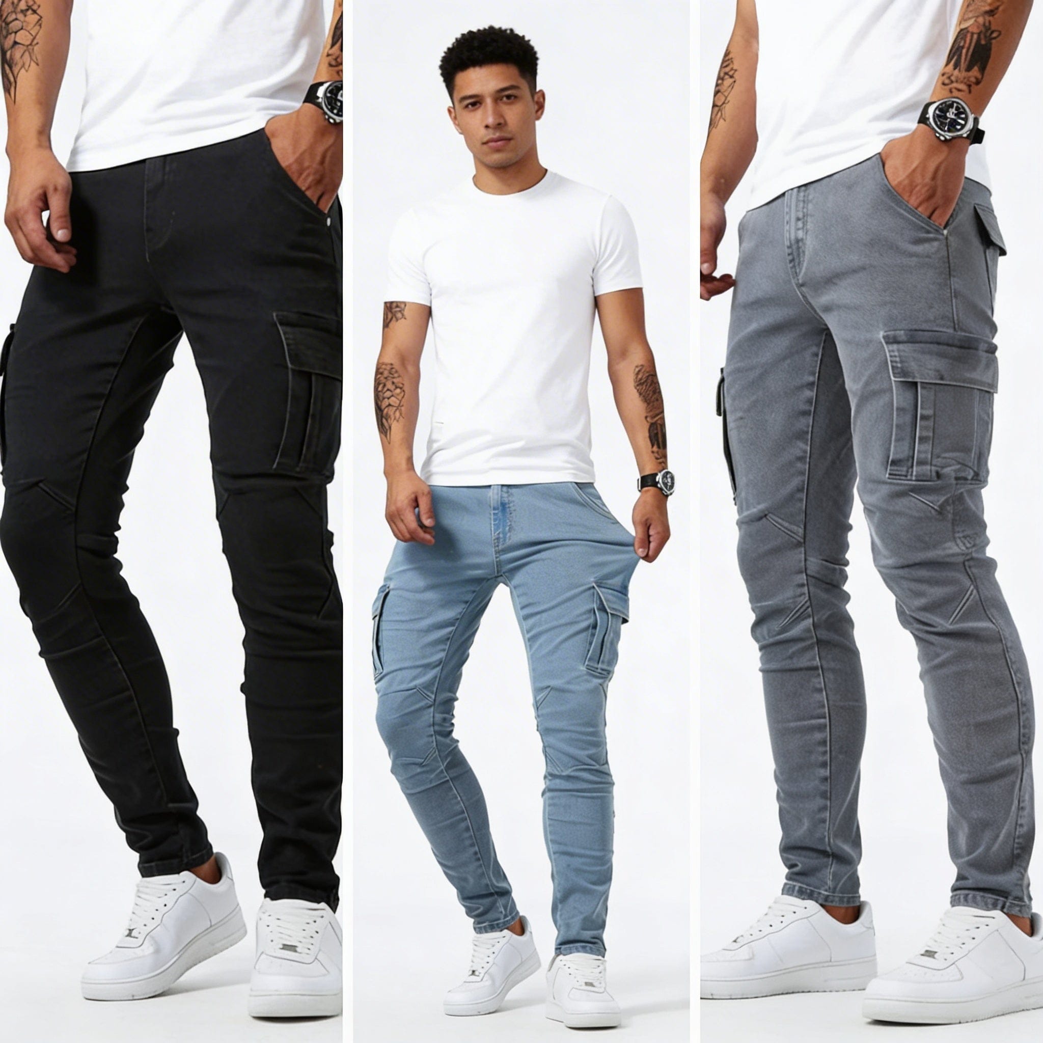 Brent | Vaqueros cargo modernos