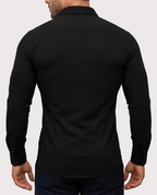 Camisa elástica azul claro