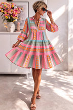Lucy | Vestido Midi Fluido Estampado