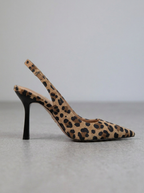 Avery™ | Zapatos de tacón D’Orsay con estampado de leopardo