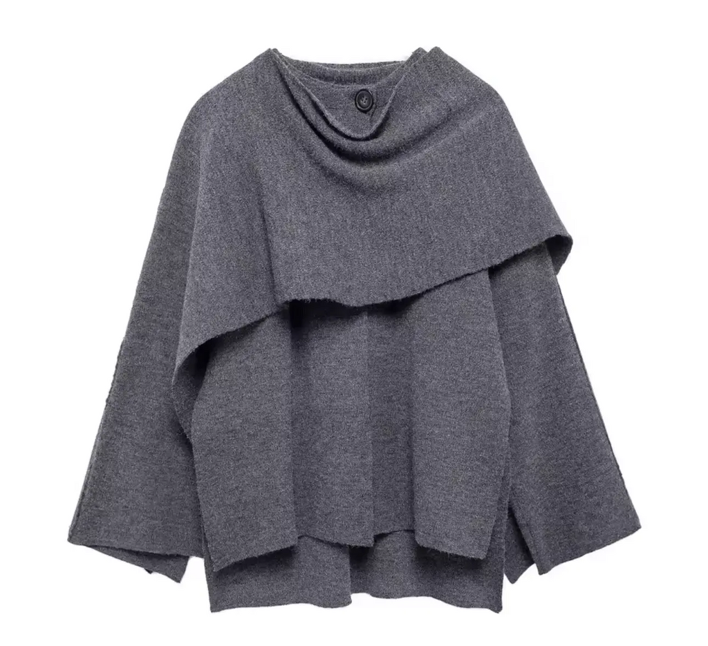MORENO: elegante chaqueta capa para mujer