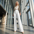 ⌛ Solo quedan 3 días: ¡50 % de descuento en todo! ⏰Pantalones de traje de mujer con cintura alta
