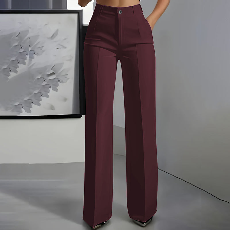 ⌛ Solo quedan 3 días: ¡50 % de descuento en todo! ⏰Pantalones de traje de mujer con cintura alta
