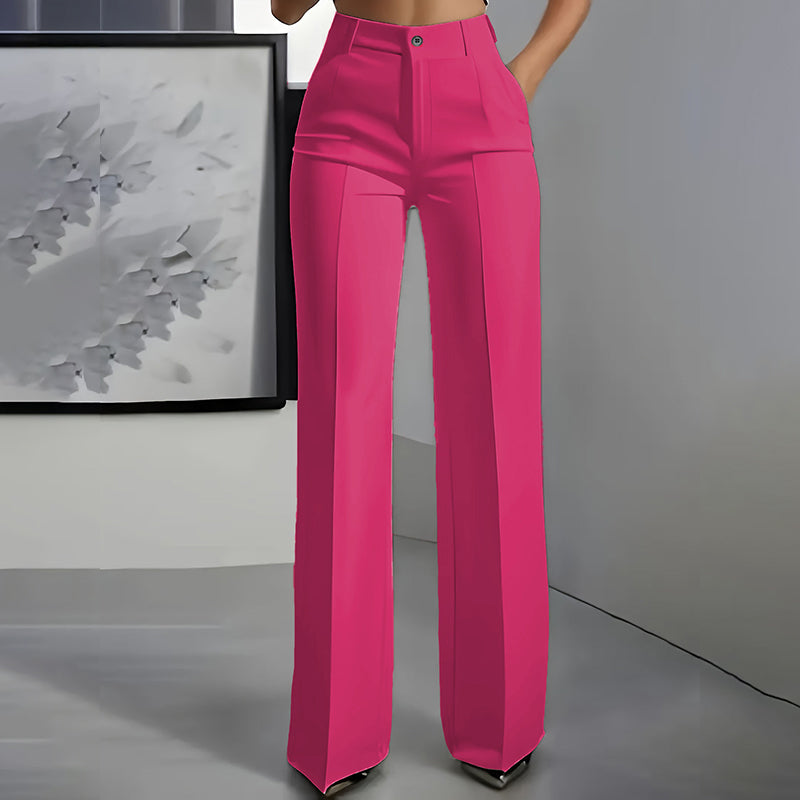 ⌛ Solo quedan 3 días: ¡50 % de descuento en todo! ⏰Pantalones de traje de mujer con cintura alta