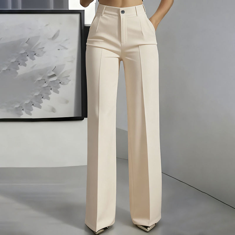 ⌛ Solo quedan 3 días: ¡50 % de descuento en todo! ⏰Pantalones de traje de mujer con cintura alta