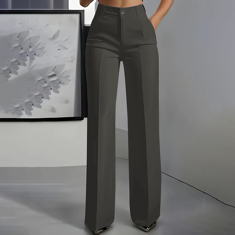 ⌛ Solo quedan 3 días: ¡50 % de descuento en todo! ⏰Pantalones de traje de mujer con cintura alta