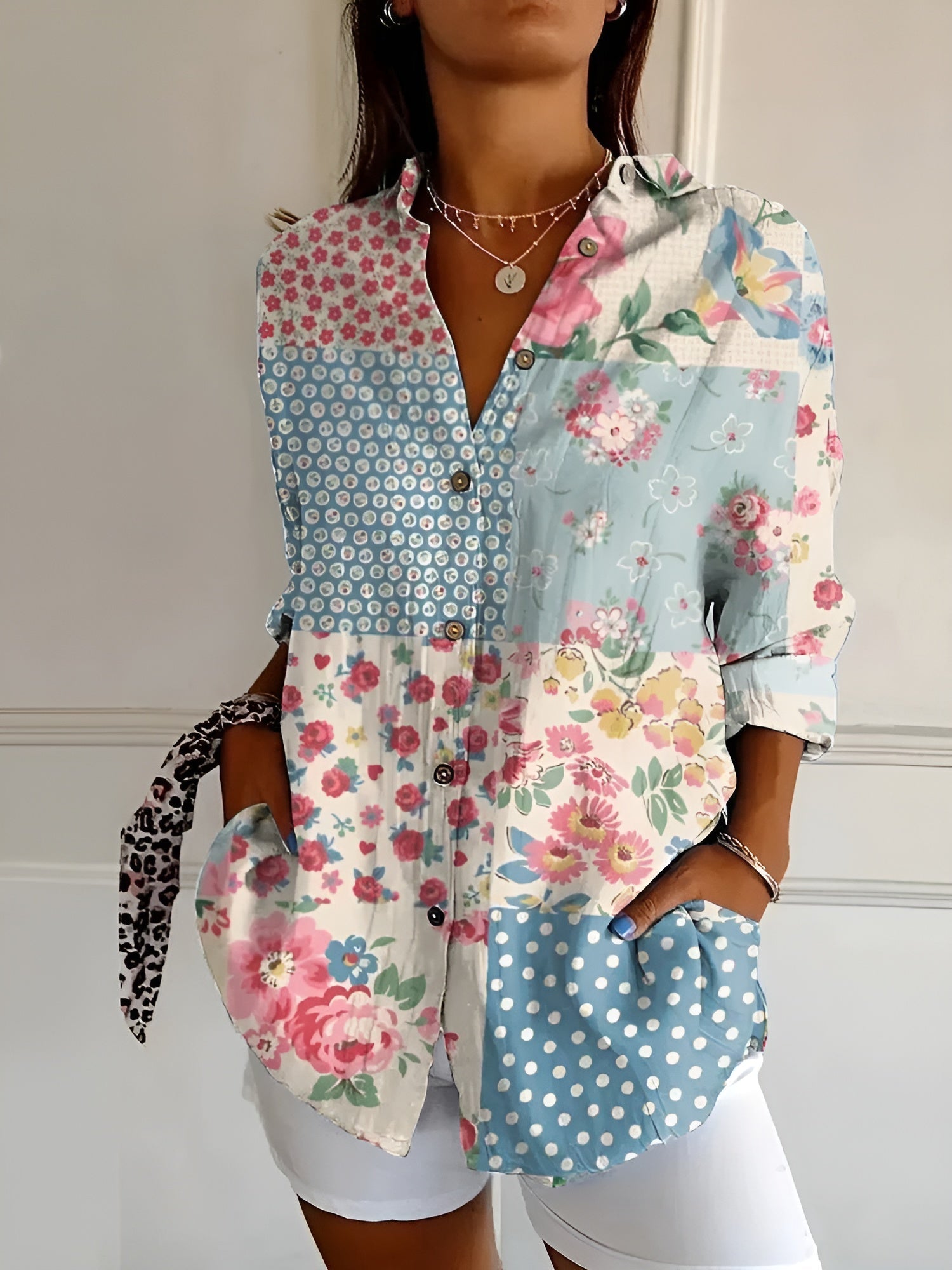 Maia | Blusa «Floral Wave»