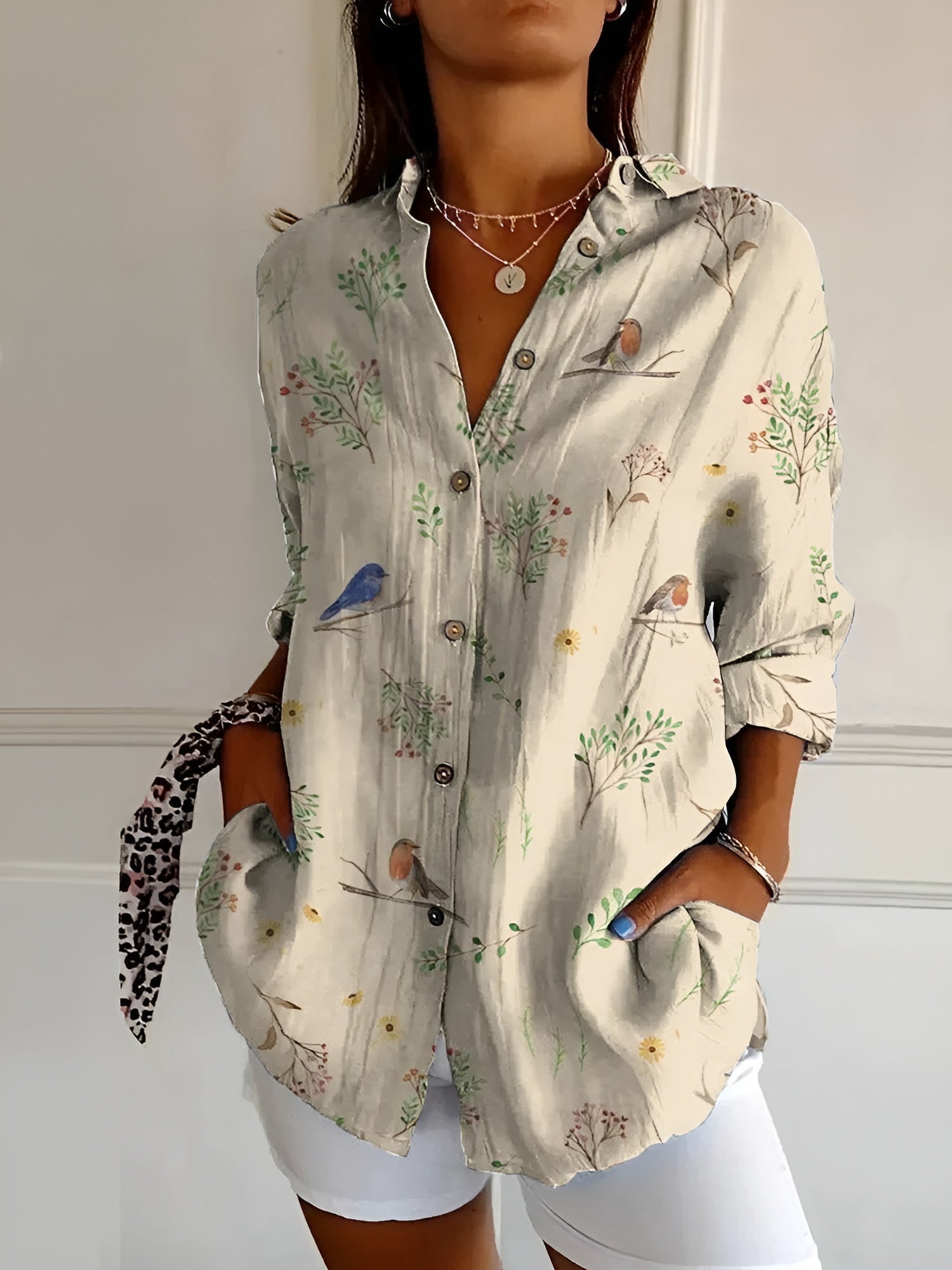 Maia | Blusa «Floral Wave»