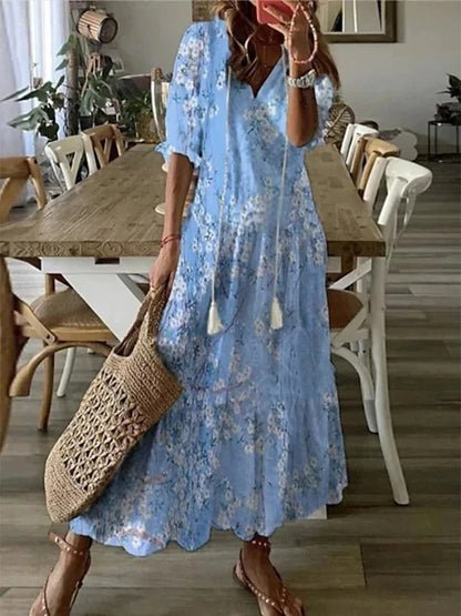 Luna | Vestido boho de estilo desenfadado con un corte que sienta muy bien